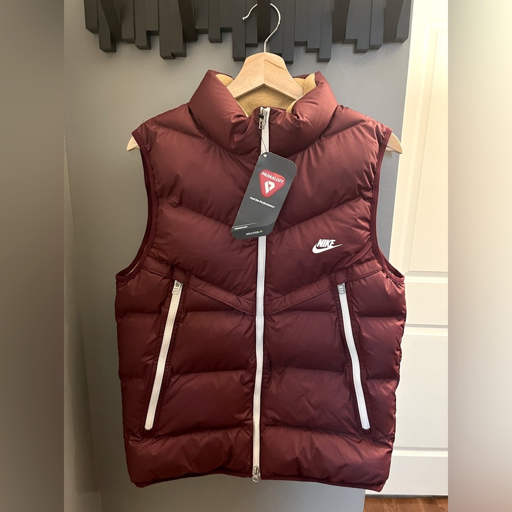 Nike Burgundy Vest